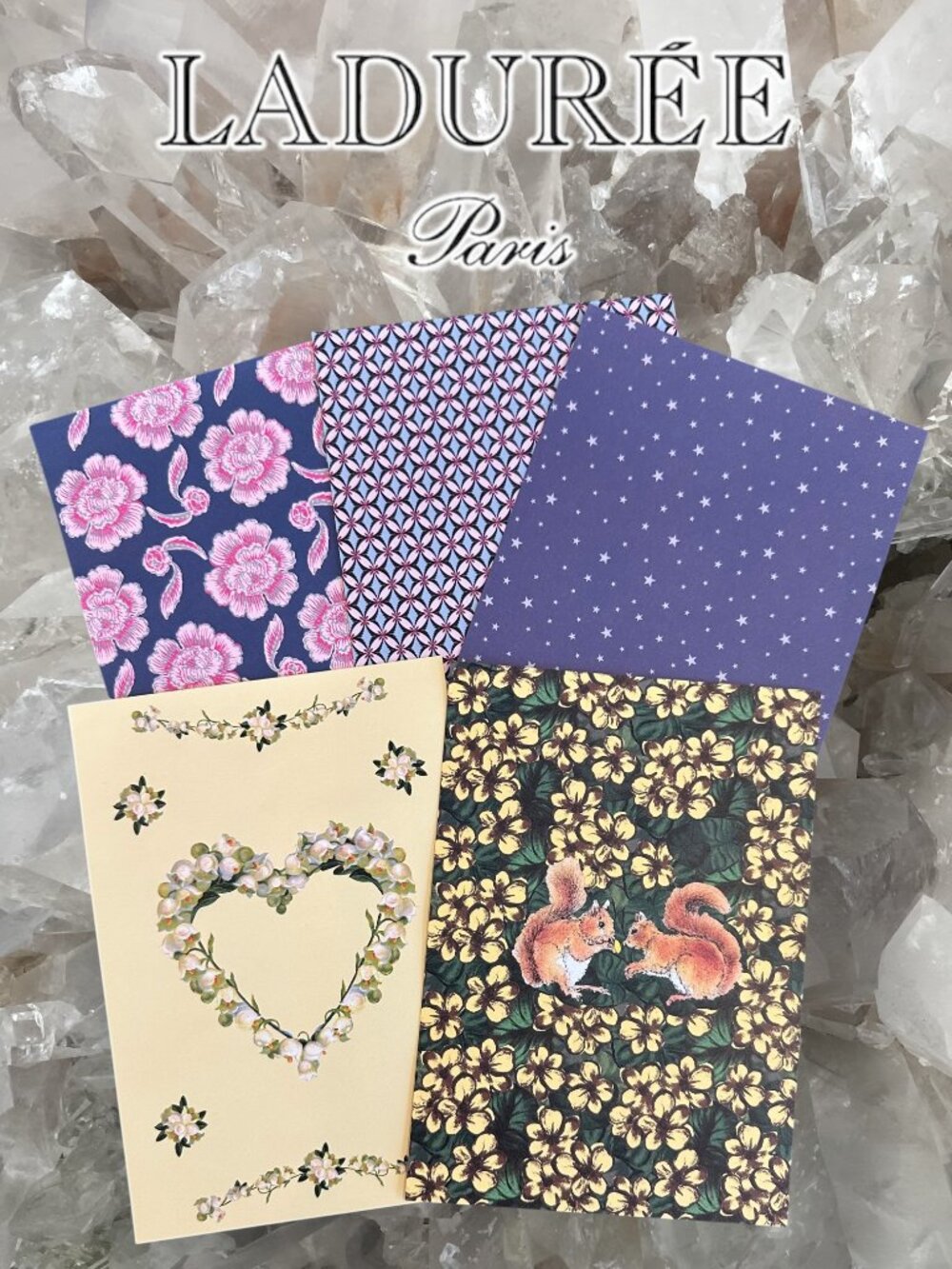 Laduree Stationery/Junk Journaling Pages Set